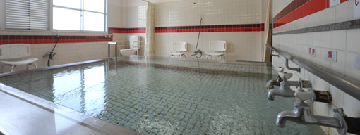 三朝温泉病院のお湯は高濃度ラドン含有量を有する世界湯数の温泉です